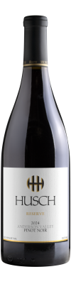 A bottle of 2024 Reserve Pinot Noir  