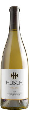 A bottle of 2025 Vine One Chardonnay  